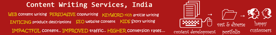 Content Writing Services - SEO Content Development by Content Writer India